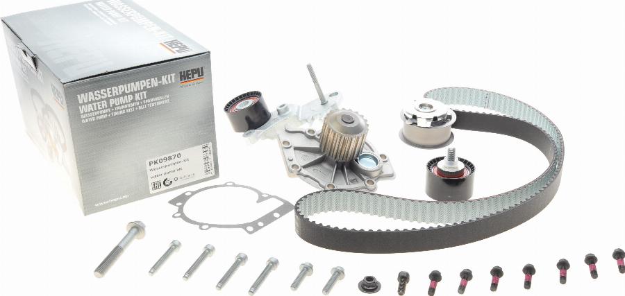 Hepu PK09870 - Water Pump & Timing Belt Set www.parts5.com