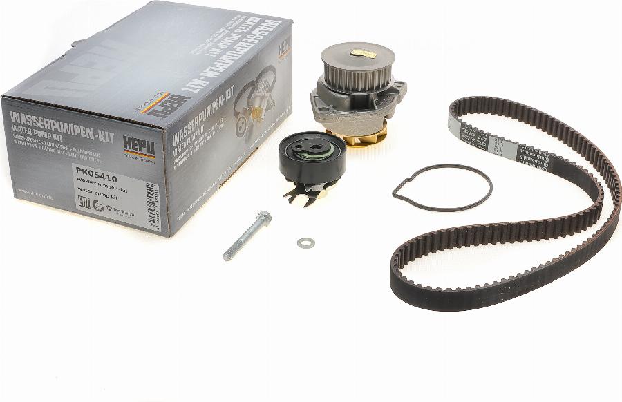 Hepu PK05410 - Pompe à eau + kit de courroie de distribution www.parts5.com