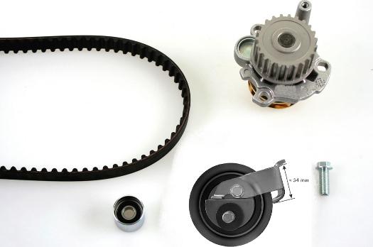 Hepu PK05471 - Pompa wodna + zestaw paska rozrządu www.parts5.com