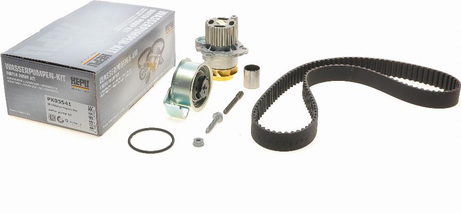 Hepu PK05541 - Bomba de agua + kit correa distribución www.parts5.com