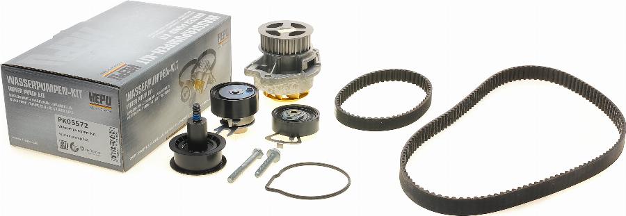 Hepu PK05572 - Set pompa apa + curea dintata www.parts5.com