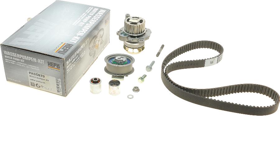 Hepu PK05870 - Water Pump & Timing Belt Set www.parts5.com