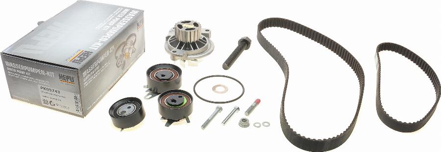 Hepu PK05743 - Water Pump & Timing Belt Set www.parts5.com