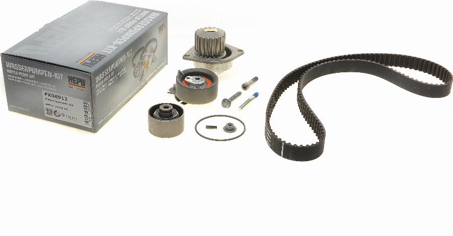 Hepu PK08912 - Водяной насос + комплект зубчатого ремня www.parts5.com