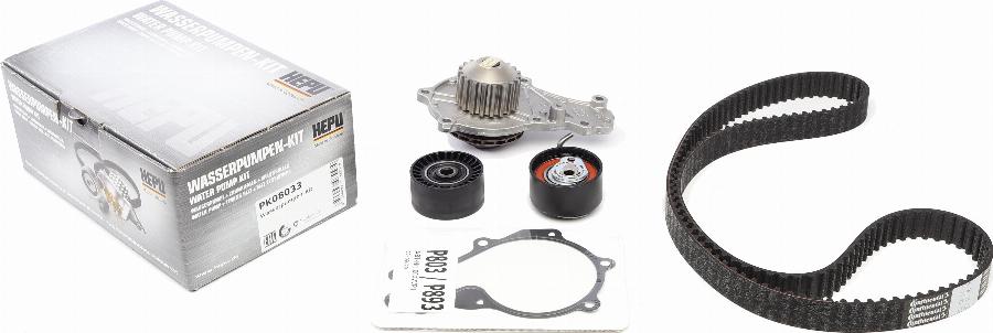 Hepu PK08033 - Water Pump & Timing Belt Set parts5.com