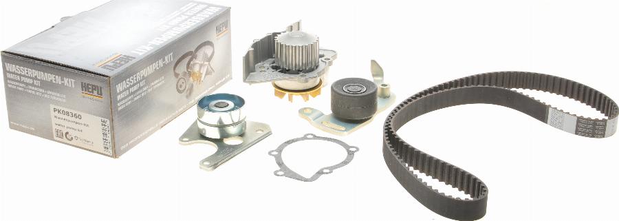 Hepu PK08360 - Pompe à eau + kit de courroie de distribution www.parts5.com