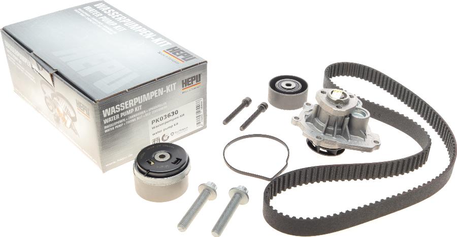 Hepu PK03630 - Water Pump & Timing Belt Set www.parts5.com