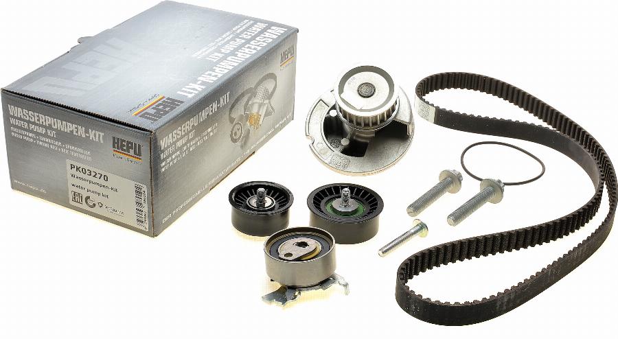 Hepu PK03270 - Water Pump & Timing Belt Set www.parts5.com