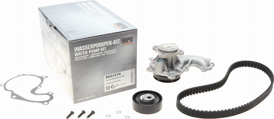 Hepu PK02370 - Water Pump & Timing Belt Set parts5.com