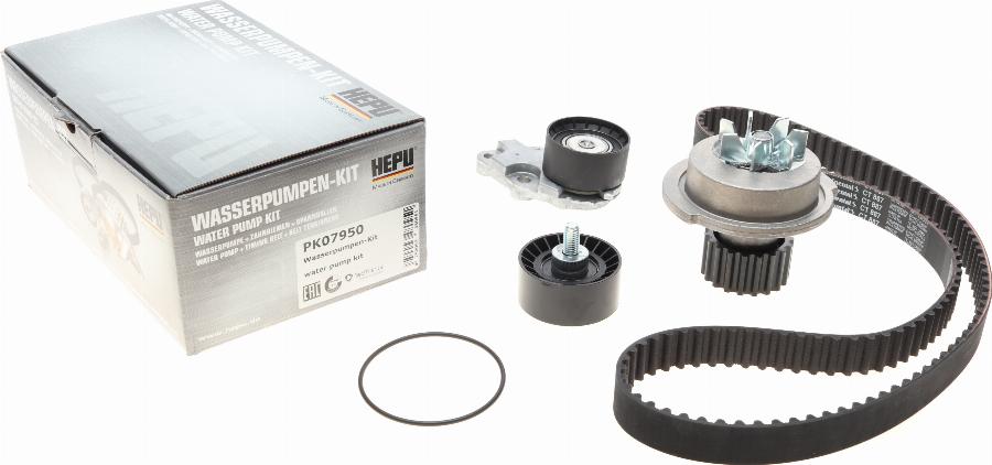 Hepu PK07950 - Vesipumppu + jakohihnasarja www.parts5.com