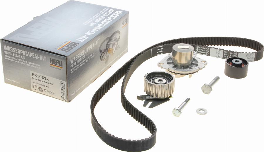 Hepu PK10552 - Water Pump & Timing Belt Set www.parts5.com