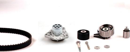 Hepu PK10896 - Vízpumpa + fogasszíj készlet www.parts5.com