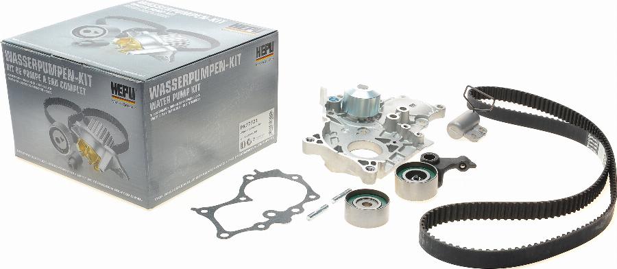 Hepu PK77721 - Set pompa apa + curea dintata www.parts5.com