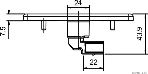 Herth+Buss Elparts 82710200 - Sivumerkkivalo www.parts5.com