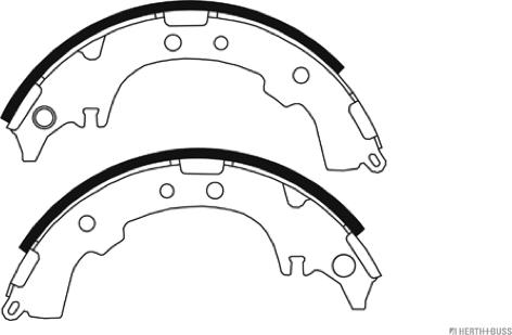 Herth+Buss Jakoparts J3502068 - Brake Shoe Set www.parts5.com