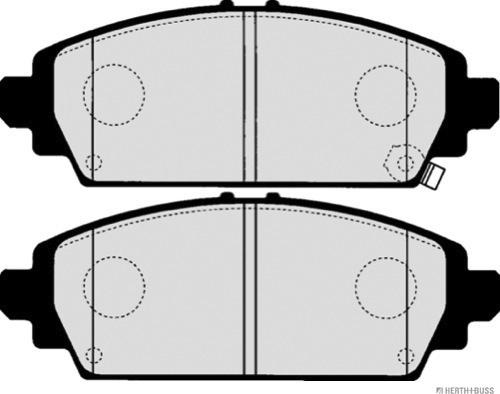 Herth+Buss Jakoparts J3604065 - Bremsbelagsatz, Scheibenbremse www.parts5.com