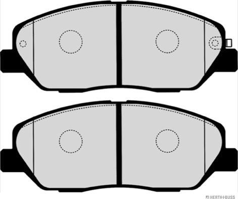 Herth+Buss Jakoparts J3600549 - Brake Pad Set, disc brake www.parts5.com