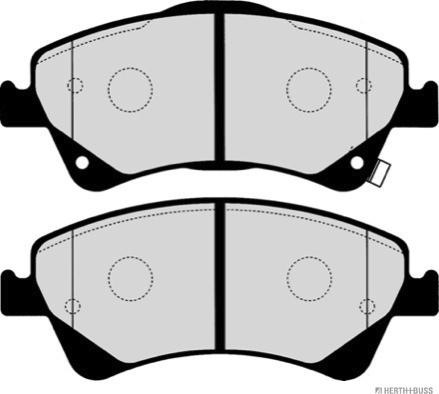 Herth+Buss Jakoparts J3602004 - Set placute frana,frana disc www.parts5.com