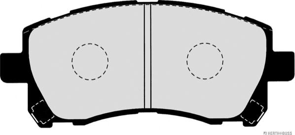 Herth+Buss Jakoparts J3607013 - Brake Pad Set, disc brake www.parts5.com