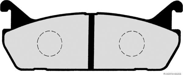 Herth+Buss Jakoparts J3616001 - Juego de pastillas de freno www.parts5.com
