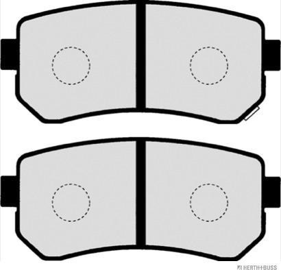 Herth+Buss Jakoparts J3610312 - Brake Pad Set, disc brake www.parts5.com