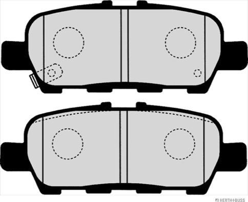 Herth+Buss Jakoparts J3611051 - Brake Pad Set, disc brake www.parts5.com