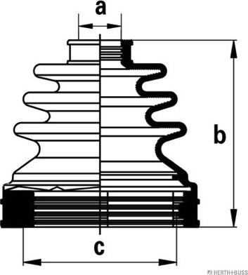 Herth+Buss Jakoparts J2882018 - Manżeta hnacej hriadele www.parts5.com