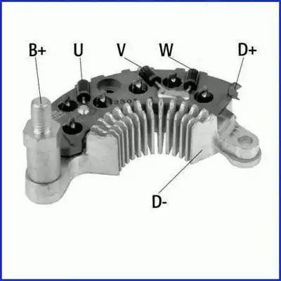 Hitachi 139576 - Rectifier, alternator parts5.com