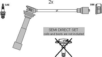 Hitachi 134987 - Ignition Cable Kit www.parts5.com