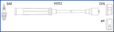 Hitachi 134576 - Комплект проводов зажигания www.parts5.com