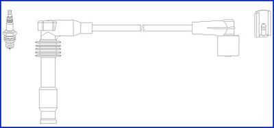 HITACHI 134812 - Set cablaj aprinder www.parts5.com