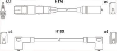 Hitachi 134766 - Ignition Cable Kit www.parts5.com