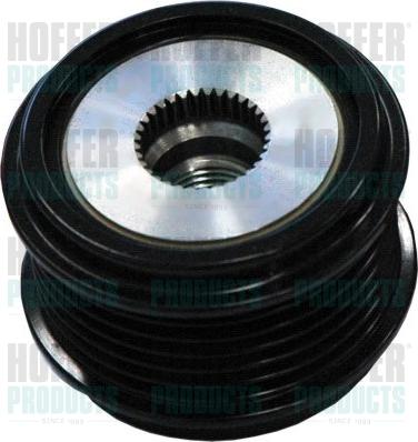 Hoffer 45188 - Pulley, alternator, freewheel clutch www.parts5.com