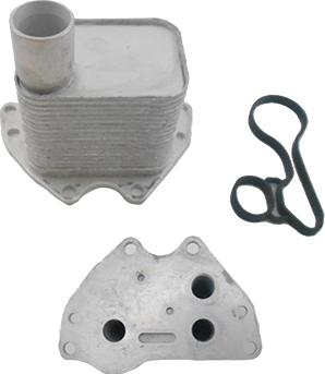 Hoffer 8095224 - Oil Cooler, engine oil parts5.com