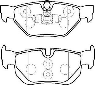 Valeo 302413 - Тормозные колодки, дисковые, комплект www.parts5.com