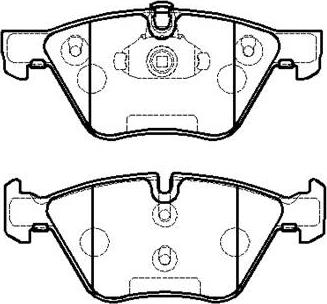 Ferodo FCP1773H - Тормозные колодки, дисковые, комплект www.parts5.com