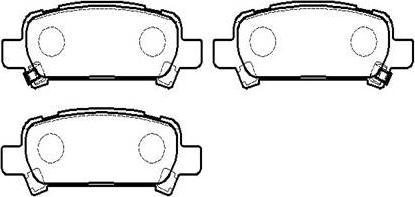 AISIN SS866-S - Brake Pad Set, disc brake www.parts5.com