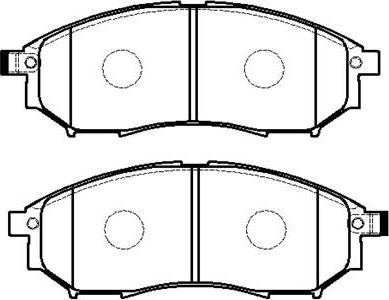 DJ Parts BP1410 - Juego de pastillas de freno www.parts5.com