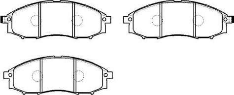 TRW GDB3340YO - Brake Pad Set, disc brake www.parts5.com