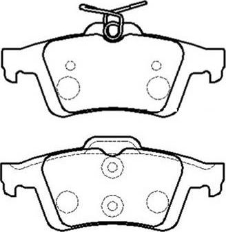 INTERBRAKE PD3277 - Komplet zavornih oblog, ploscne (kolutne) zavore www.parts5.com