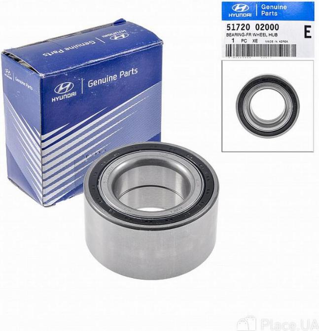 Hyundai 51720-02000 - Wheel hub, bearing Kit www.parts5.com