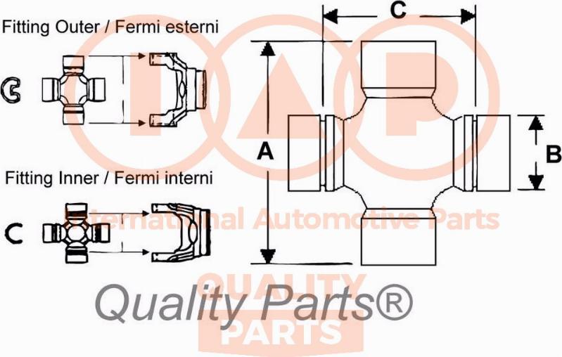 IAP QUALITY PARTS 308-10020E - Flexible disc, propshaft joint www.parts5.com