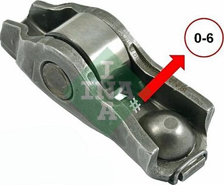 INA 422 0250 10 - Culbutor, tren supape www.parts5.com