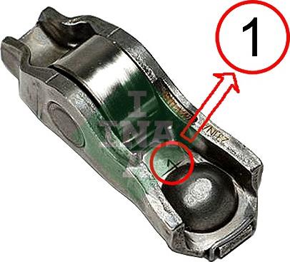 INA 422 0221 10 - Culbutor, tren supape www.parts5.com