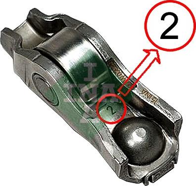 INA 422 0222 10 - Culbutor, tren supape www.parts5.com