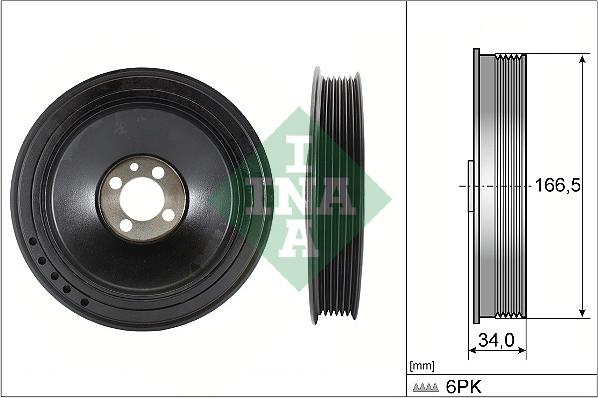 INA 544 0157 10 - Belt Pulley, crankshaft www.parts5.com