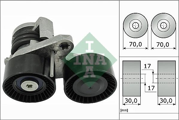 INA 534 0496 10 - Belt Tensioner, v-ribbed belt www.parts5.com