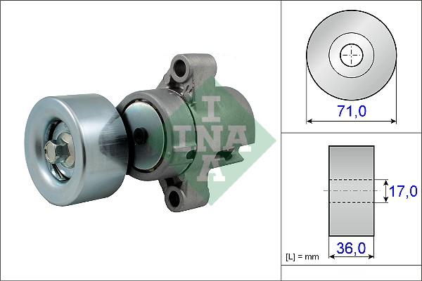 INA 534 0453 10 - Belt Tensioner, v-ribbed belt www.parts5.com