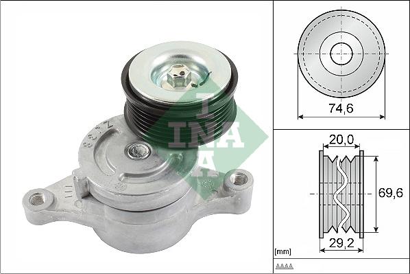 INA 534 0457 10 - Belt Tensioner, v-ribbed belt www.parts5.com