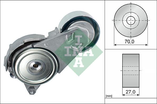 INA 534 0408 10 - Belt Tensioner, v-ribbed belt www.parts5.com